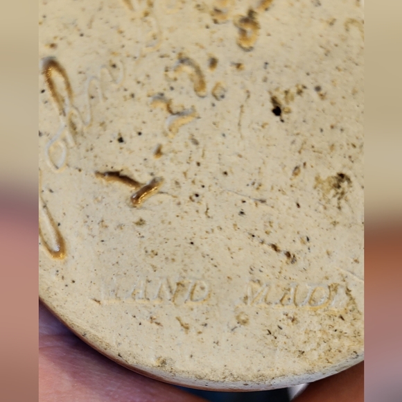 Cute Two Tone Brown Creamer Pitcher-John Barrow Pottery 1985 - Picture 11 of 13